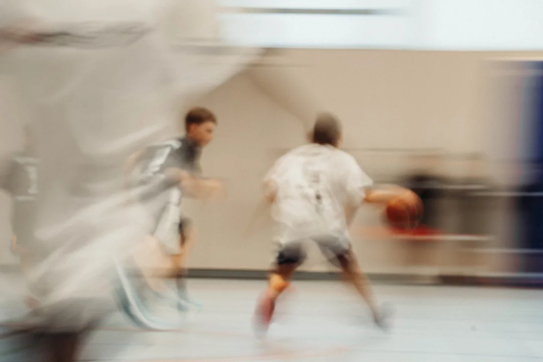 Dribbling in voller Bewegung